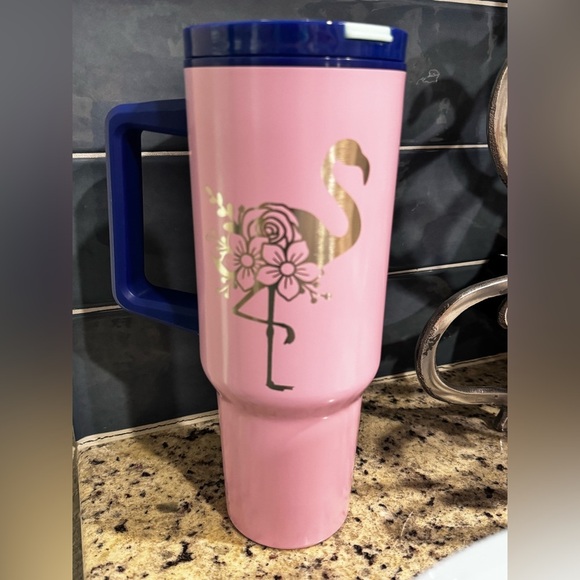 40oz MIGHTY MIX TUMBLER ROSE PLUM (Light Pink) - Picture 1 of 4
